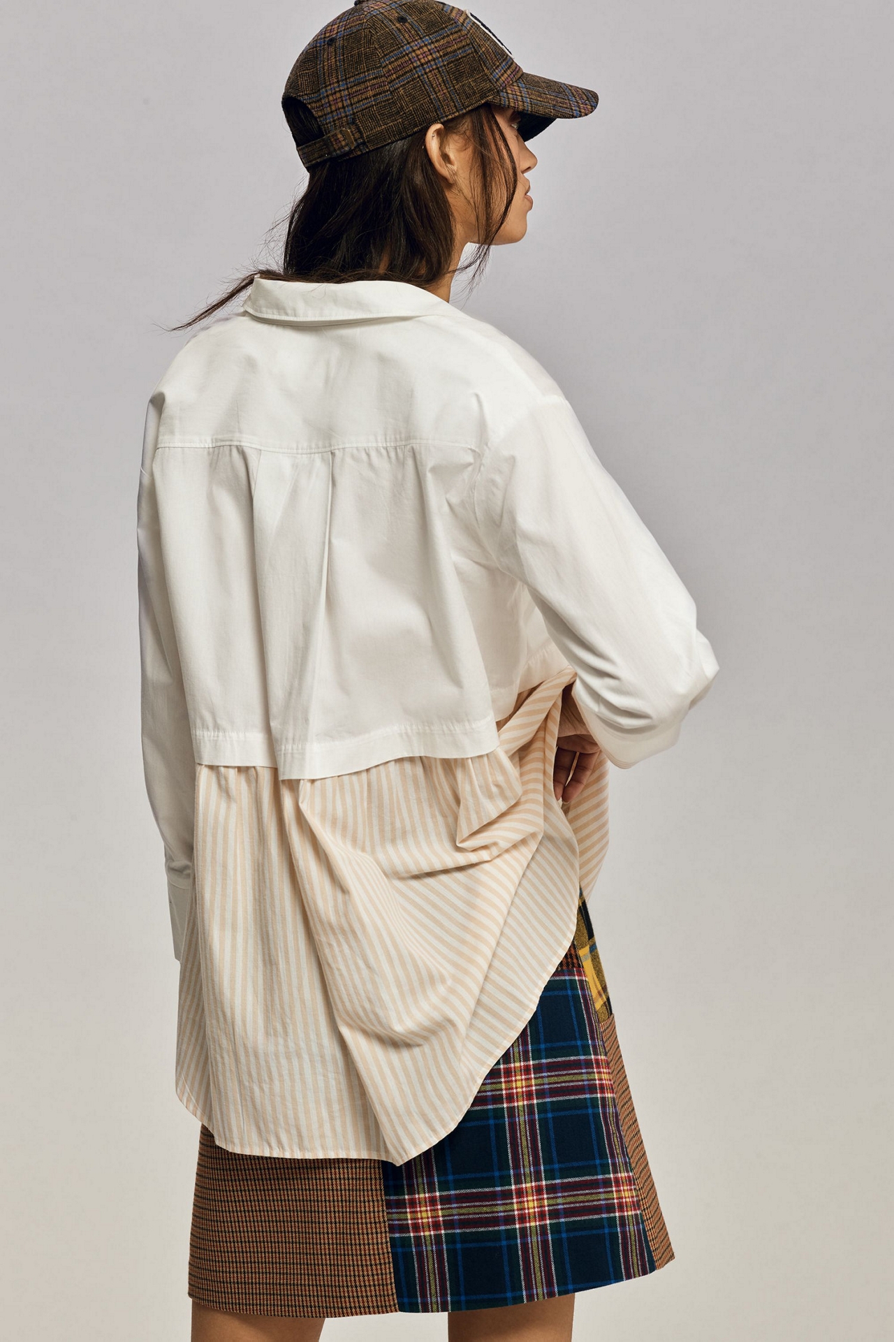 Twofer Layered Buttondown Shirt