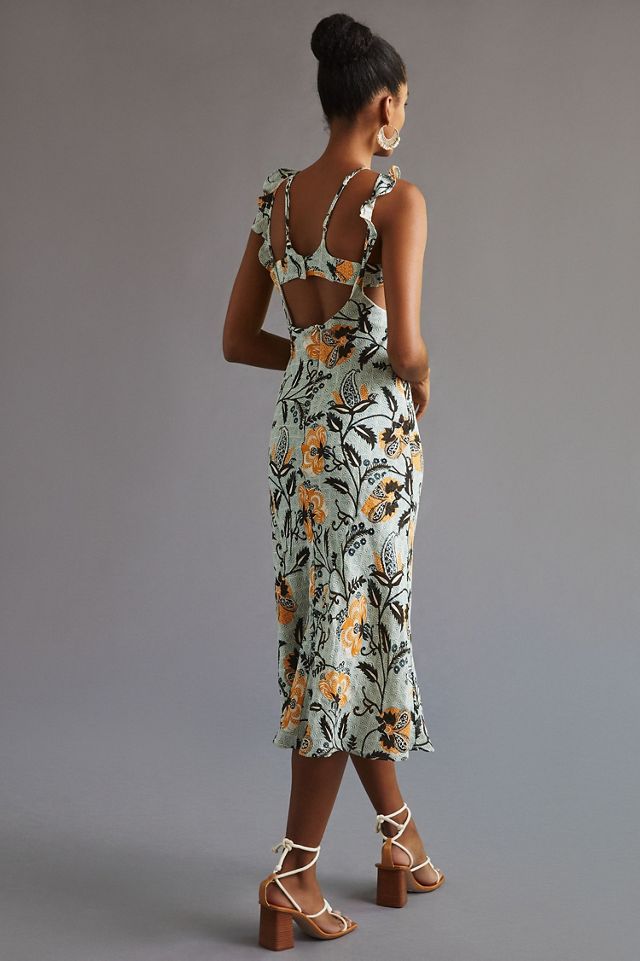 Halter Slim Midi Dress #1