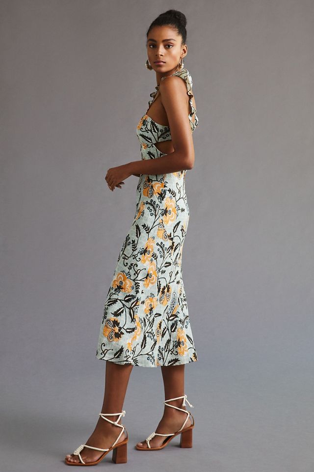 Halter Slim Midi Dress #3