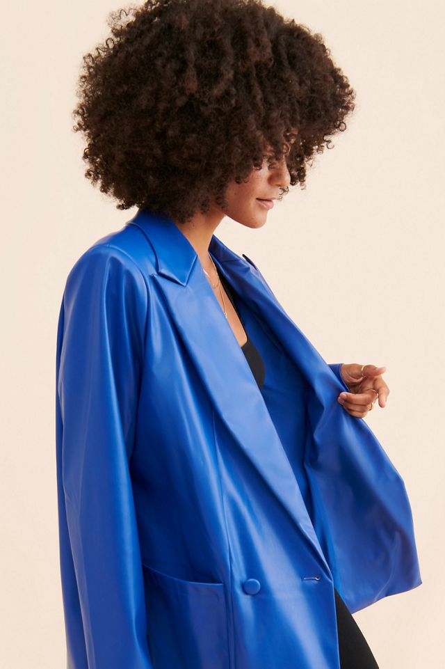 4th & Reckless Amber Vegan Leather Blazer #2
