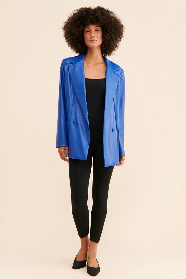 4th & Reckless Amber Vegan Leather Blazer #3