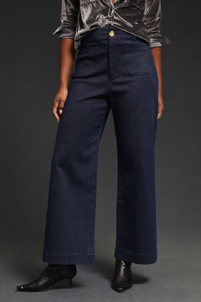 Pilcro The Skipper Sparkle Wide-Leg Jeans #2