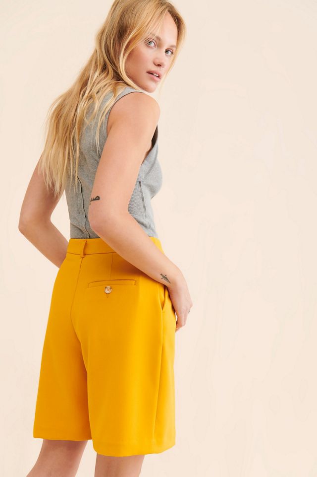 Maeve Avery Pleated Shorts #1