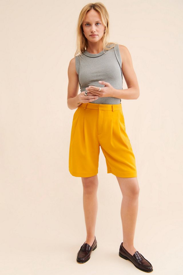 Maeve Avery Pleated Shorts #3