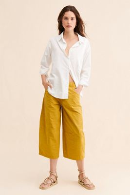 Pilcro Porto Wide-Leg Crop Pants