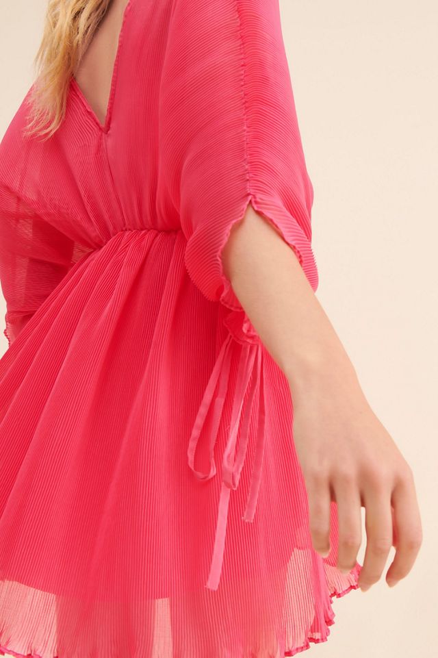 Let Me Be Chiffon Plunge Mini Dress #2