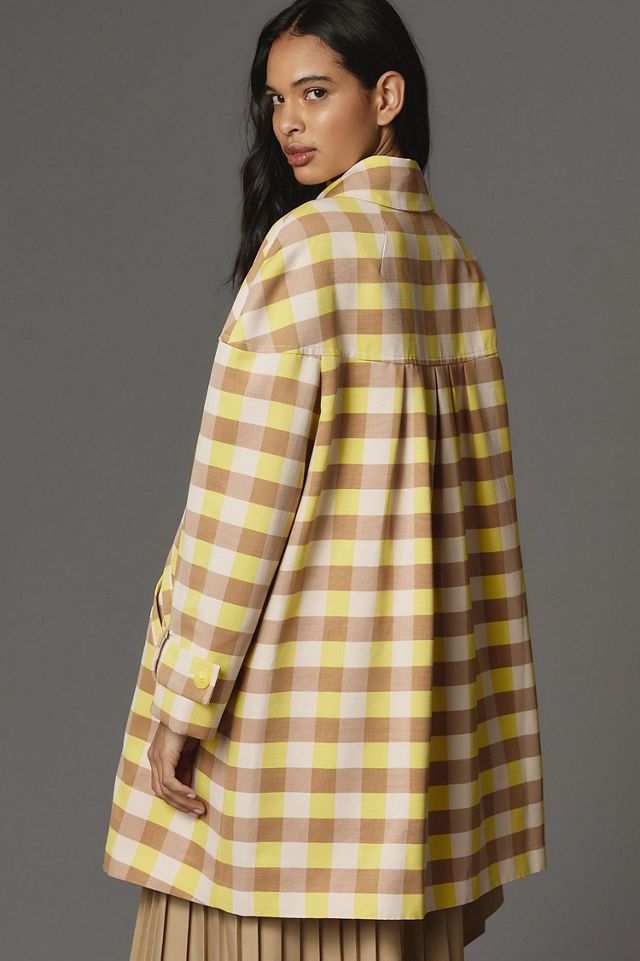 Maeve Gingham Swing Jacket #1