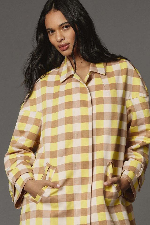 Maeve Gingham Swing Jacket #2