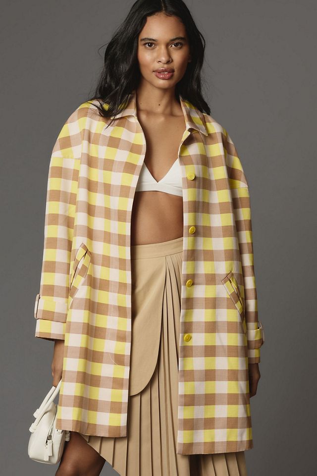 Maeve Gingham Swing Jacket #3
