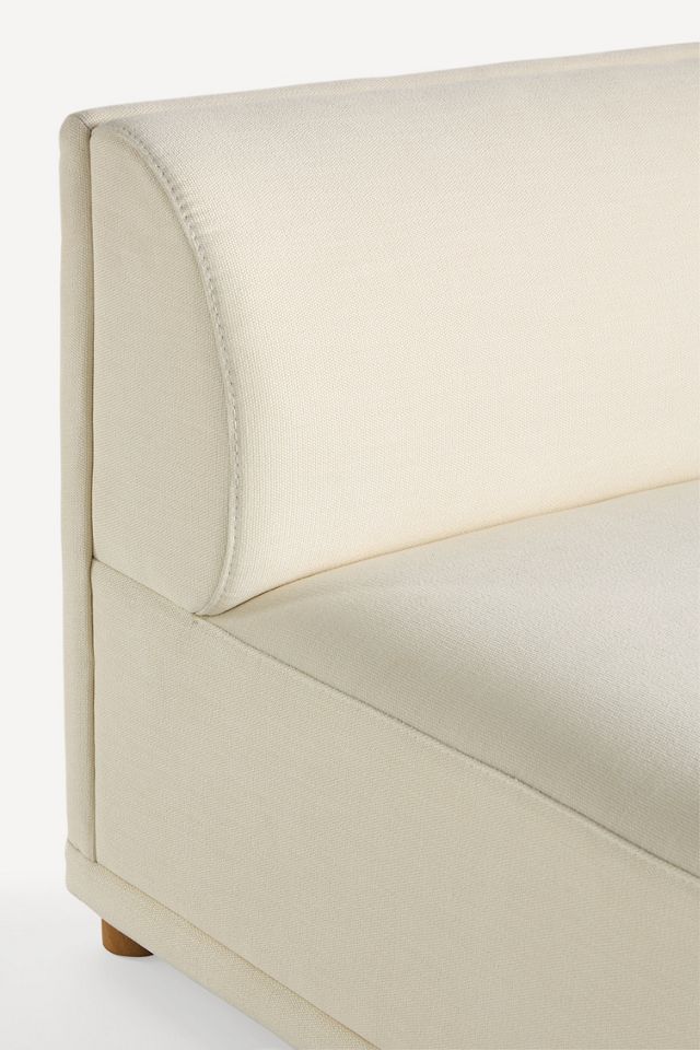 Celine Performance Weave Modular Armless Chair #4