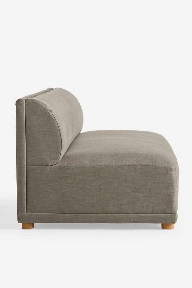 Celine Performance Weave Modular Armless Sofa #2