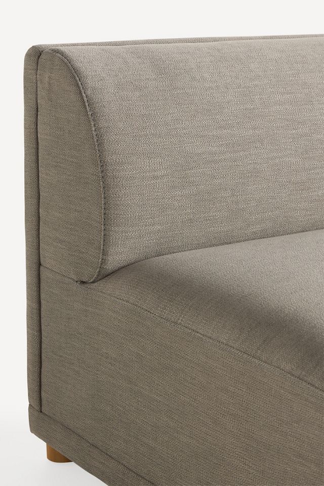 Celine Performance Weave Modular Armless Sofa #4