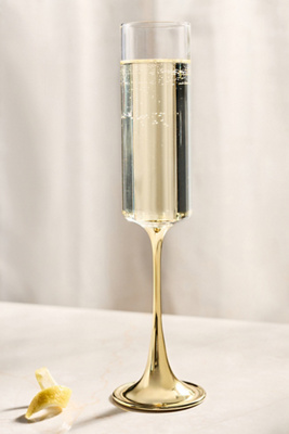 Anthropologie Morgan Metallic Flutes, Set Of 4
