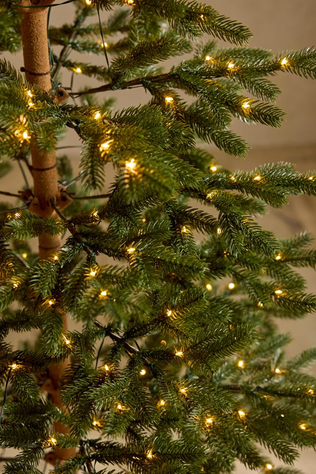Faux Pre-Lit Silvertip Fir, 7’ #3