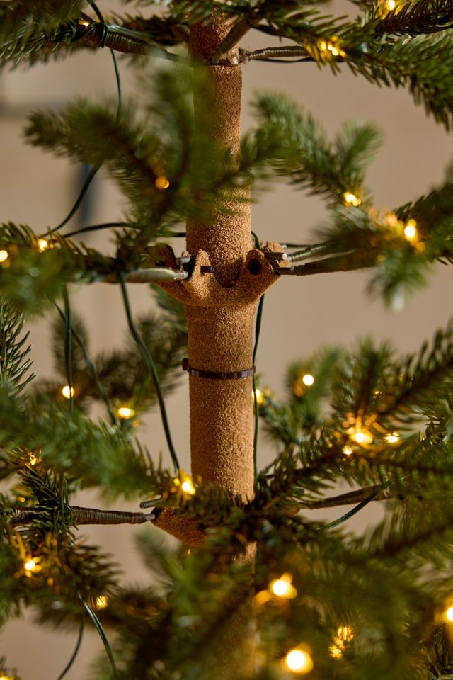 Faux Pre-Lit Silvertip Fir, 7’ #5