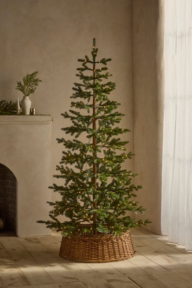 Faux Pre-Lit Silvertip Fir, 7’ #4