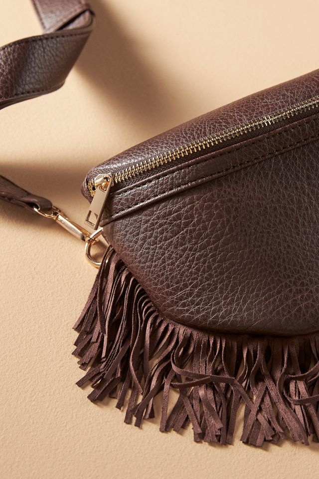 Fringe Crescent Sling Bag #2