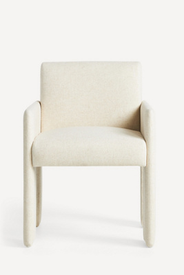 Lydia Linen Dining Armchair - Thumbnail 5