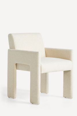 Lydia Linen Dining Armchair - Thumbnail 3