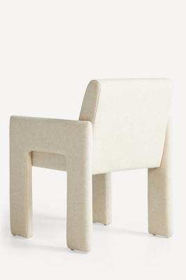 Lydia Linen Dining Armchair - Thumbnail 2