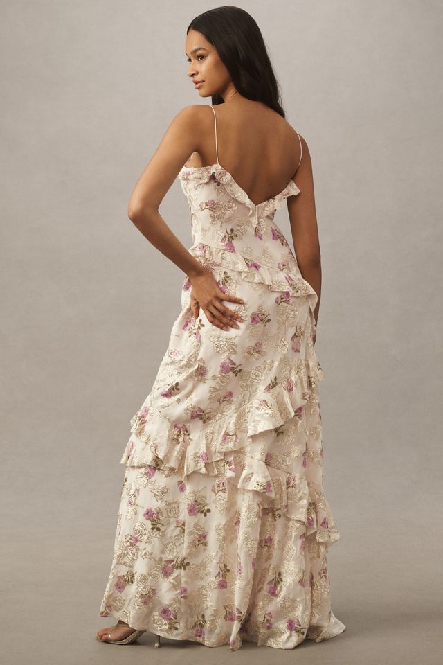 LoveShackFancy Rialto Ruffle Maxi Dress #3
