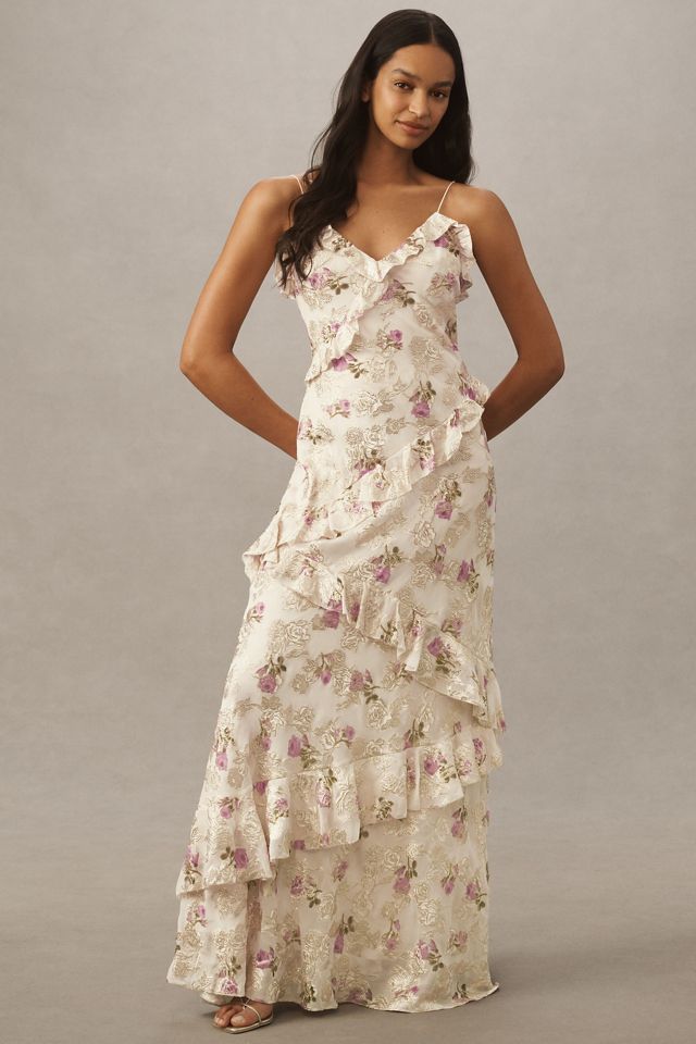 LoveShackFancy Rialto Ruffle Maxi Dress #2