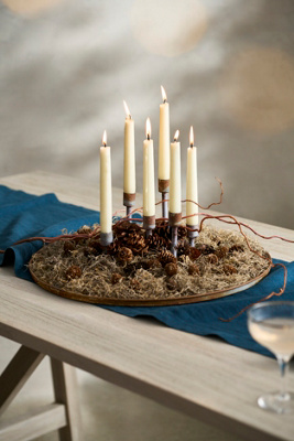 Terrain Cluster Tray Taper Holder In Silver