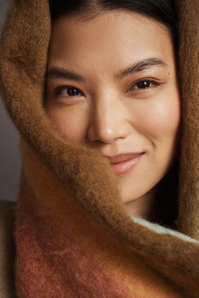 By Anthropologie Brushed Woven Scarf: Vertical Multi-Stripe Edition #1