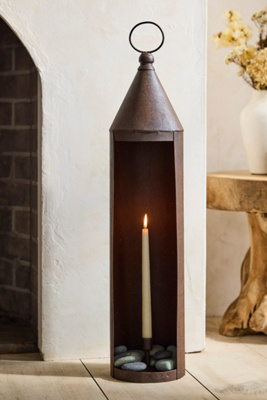 Terrain Rustic Chimney Taper Holder In Multicolor