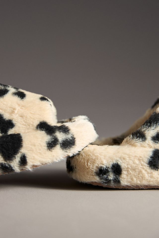 Maeve Fuzzy Platform Slippers