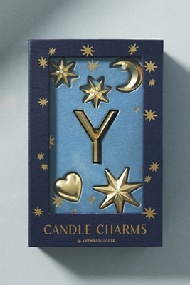 Anthropologie Monogram Candle Charms