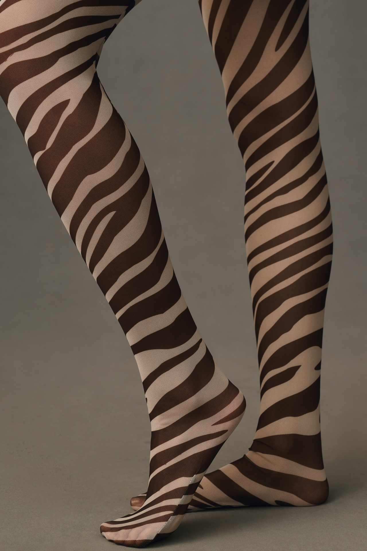 Cynthia Rowley Zebra Printed Tights