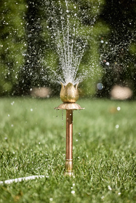Terrain Copper + Brass Tulip Sprinkler