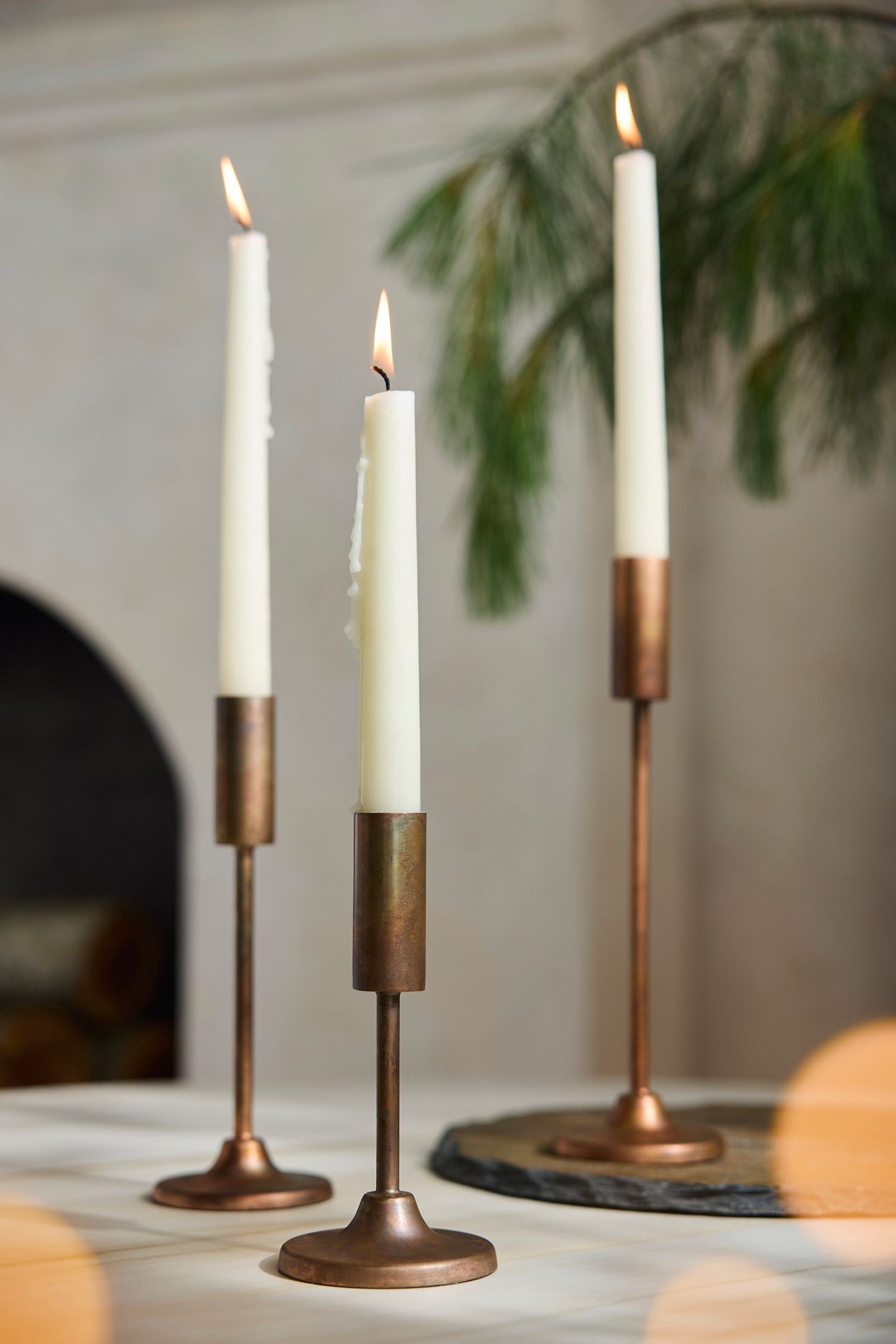 Burnished Copper Taper Holder - Copper, Standard, M