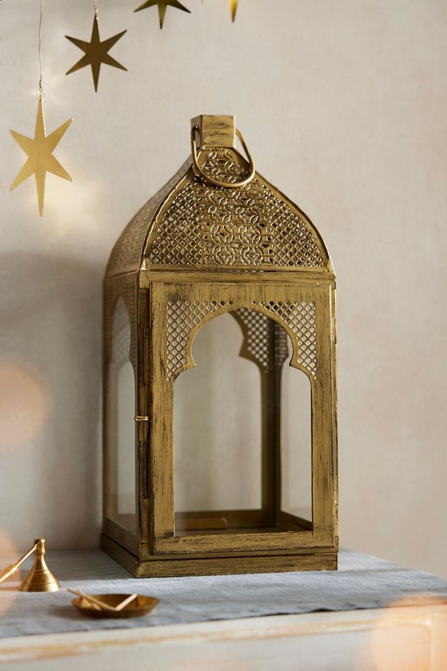 Filigree Bronzed Lantern #1