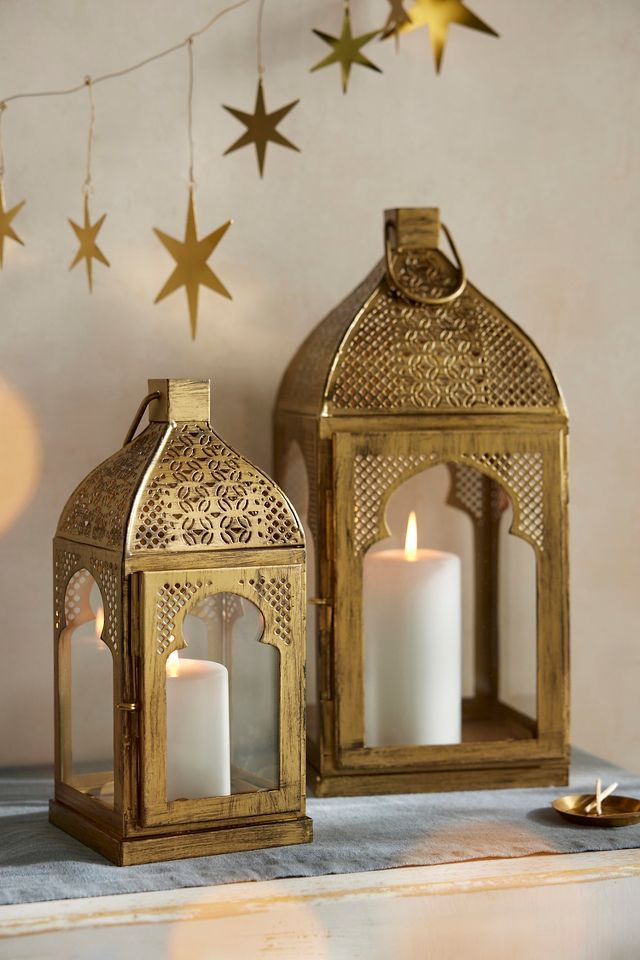Filigree Bronzed Lantern AnthroHome