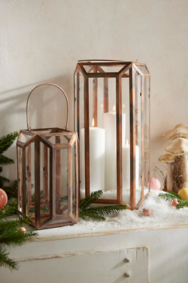 Faceted Copper Lantern