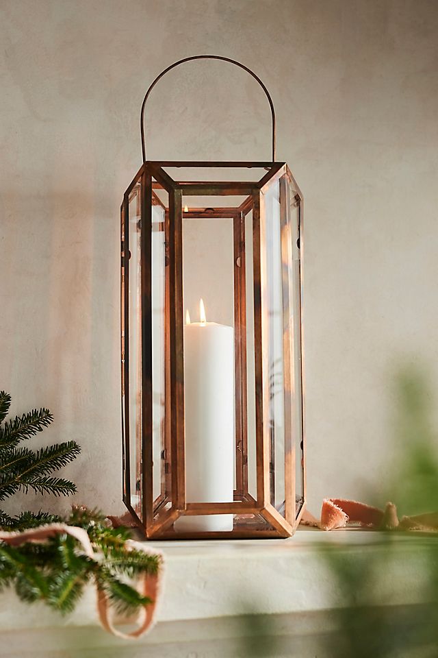 Faceted Copper Lantern | Terrain Faceted Copper Lantern | Terrain