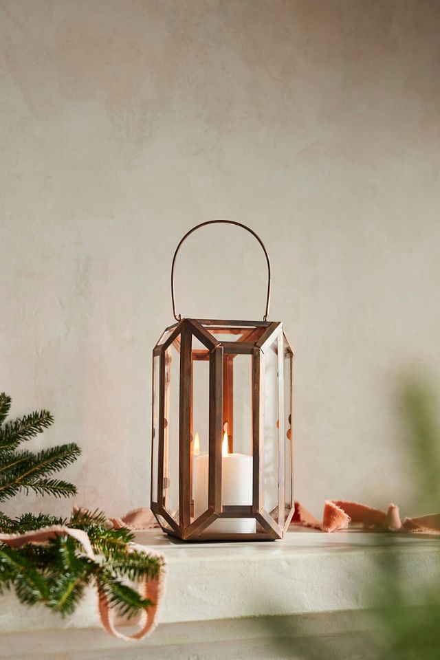 Faceted Copper Lantern #3