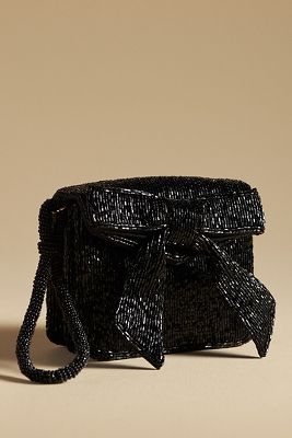 Shop By Anthropologie Beaded Wristlet In Black