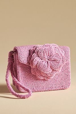 Shop By Anthropologie Beaded Wristlet In Pink