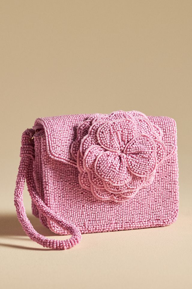 By Anthropologie Beaded Wristlet #1
