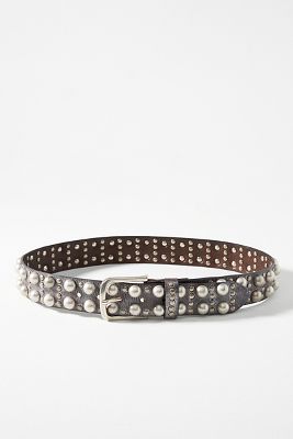 Shop Streets Ahead Studded Belt In Black