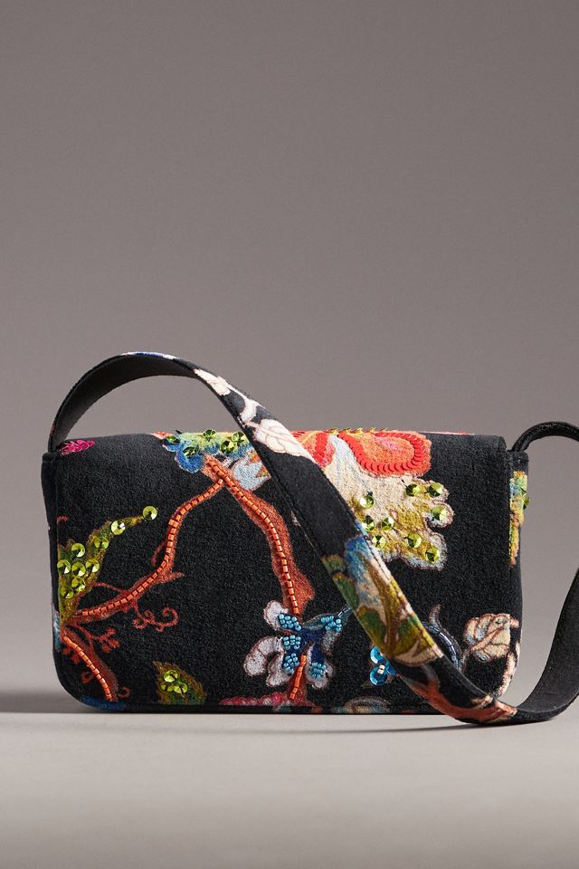 The Fiona Shoulder Bag: Velvet Botanical Edition #1
