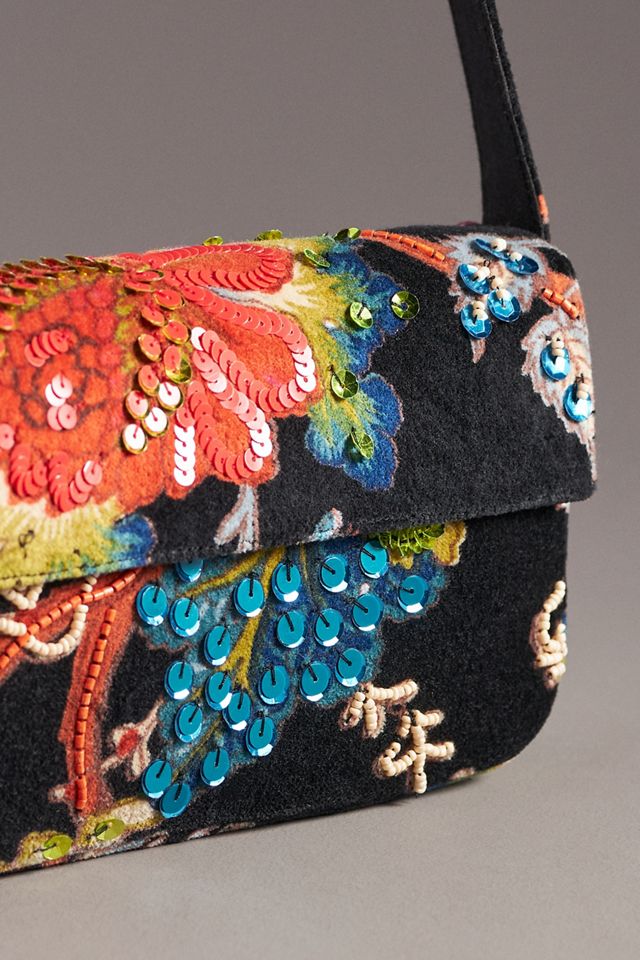 The Fiona Shoulder Bag: Velvet Botanical Edition #2