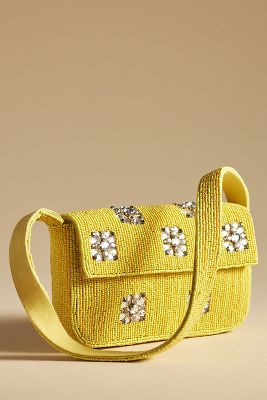 Retailer Anthropologie Beaded Purse Clutch - Happiness