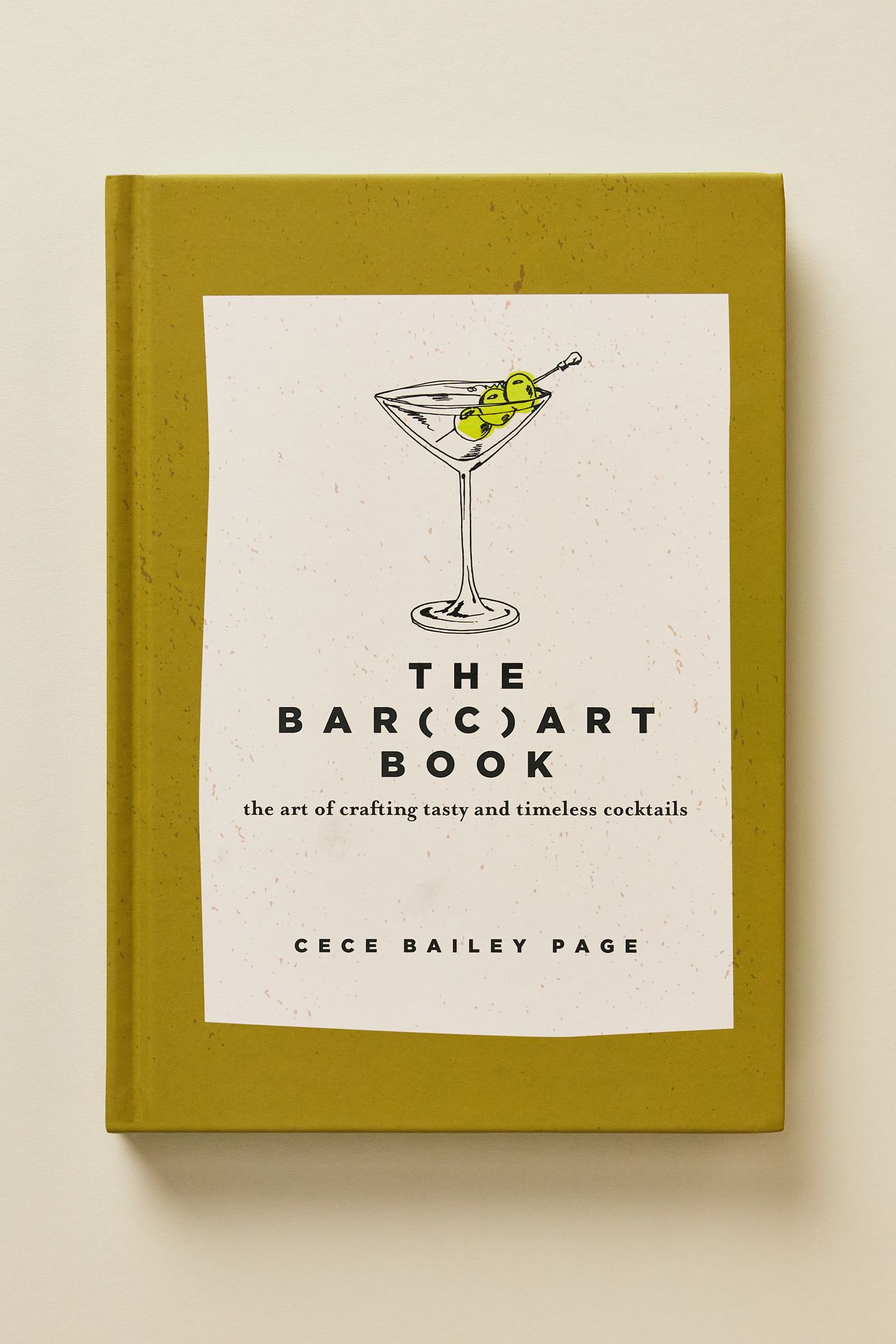 The Bar(c)art Book: The Art of Crafting Tasty and Timeless Cocktails - Green, Standard, One Size
