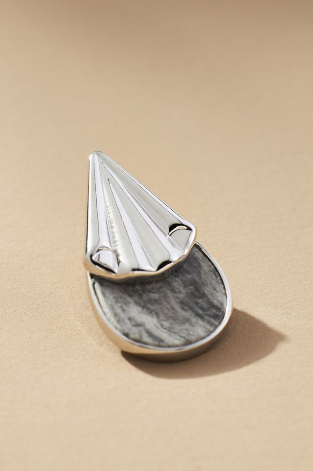Western Stone Teardrop Earrings #1