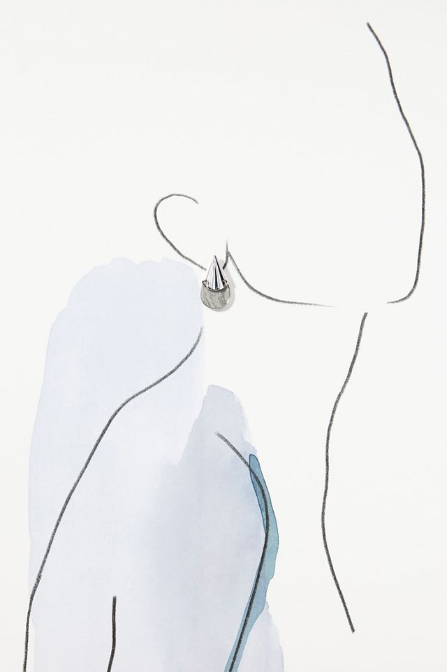 Western Stone Teardrop Earrings #2