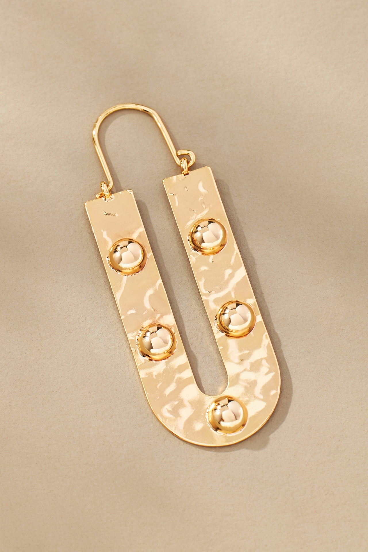 U-Shaped Spur Hoop Earrings